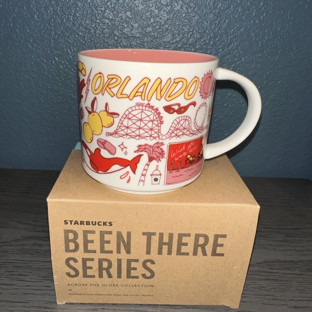 Starbucks ORLANDO Florida Been There Series 14oz Coffee Mug Brand New In Box SKU